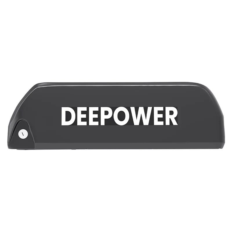 Black DEEPOWER electric bike battery pack with key lock on the side